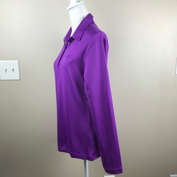 NWT. CB Cutter & Buck Purple Polo. Size M. - Picture 2 of 8